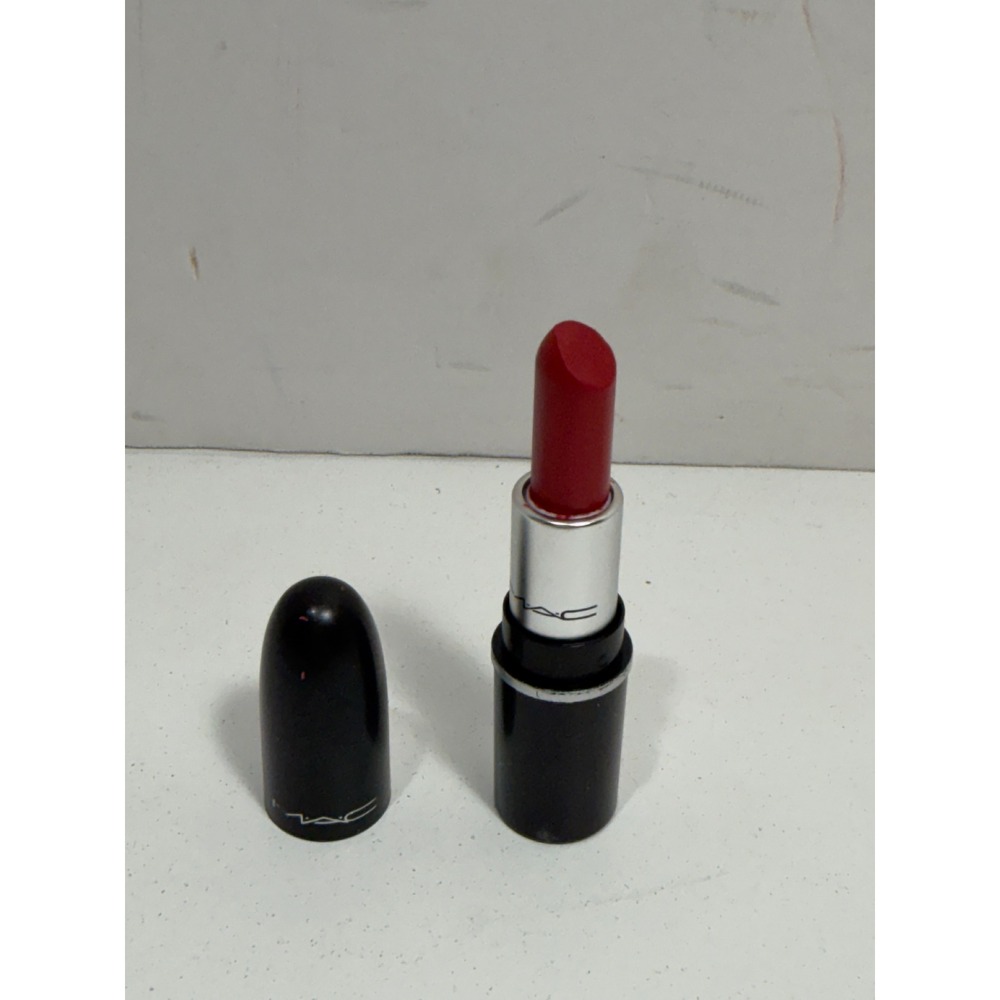 MAC Matte Lipstick Chili Brownish Orange Red A04 mini Size 0.1oz 3g